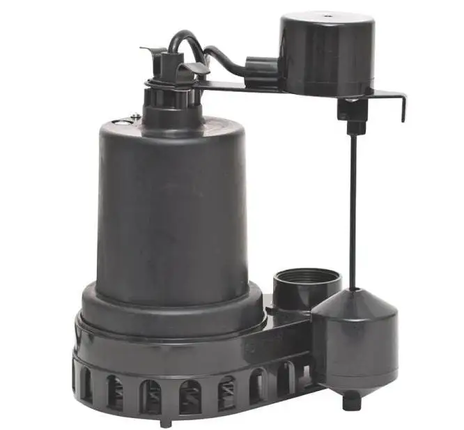 Superior Pump 92372 Thermoplastic Sump Pump With Vertical Float Switch