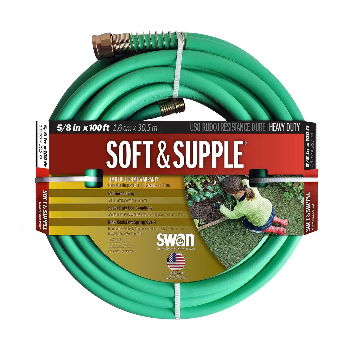 Swan SNSS58100 Soft And Supple Garden Hose