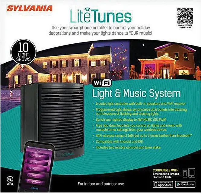 Sylvania V45000-71 Litetunes Music System