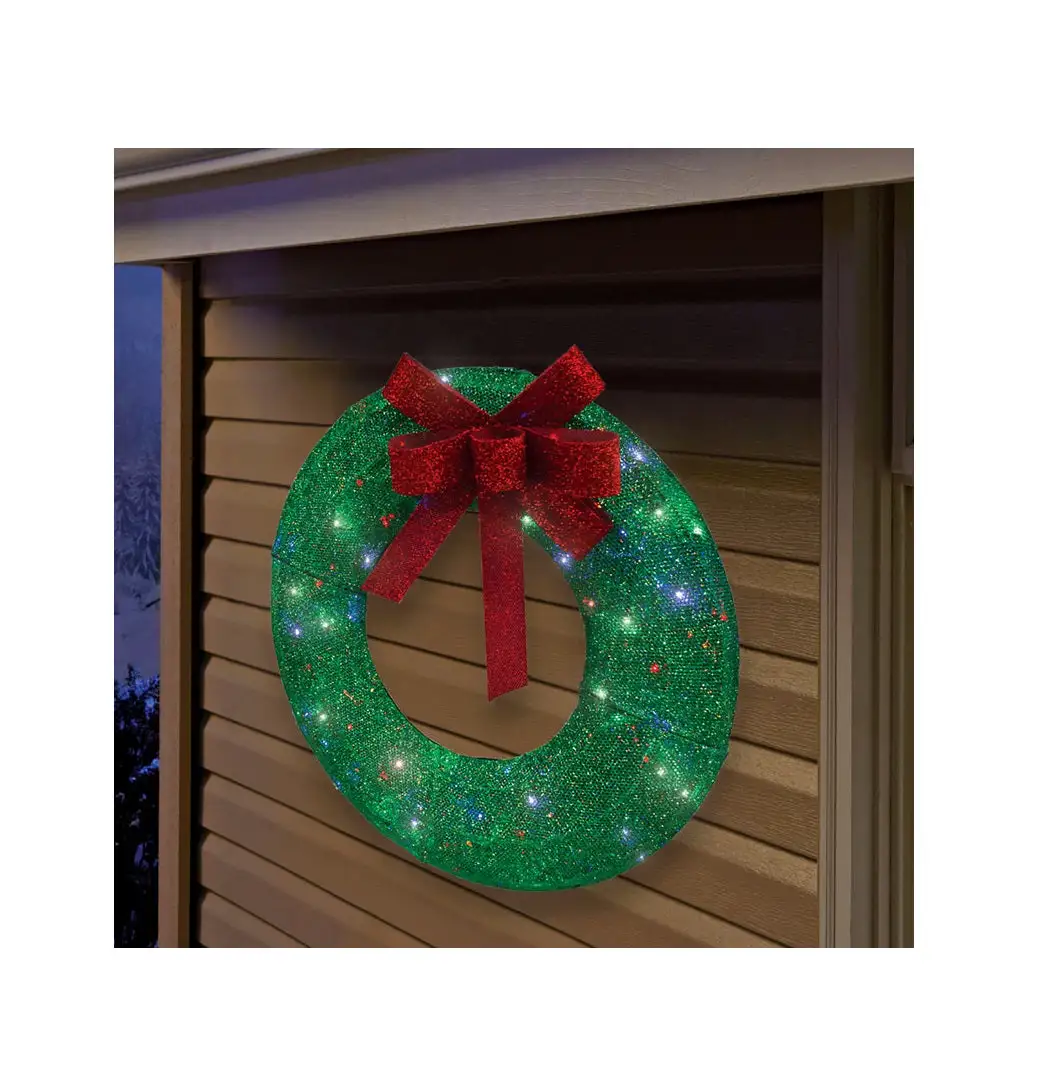 Sylvania V54352-71 Illuminet LED Yard Art Christmas Wreath