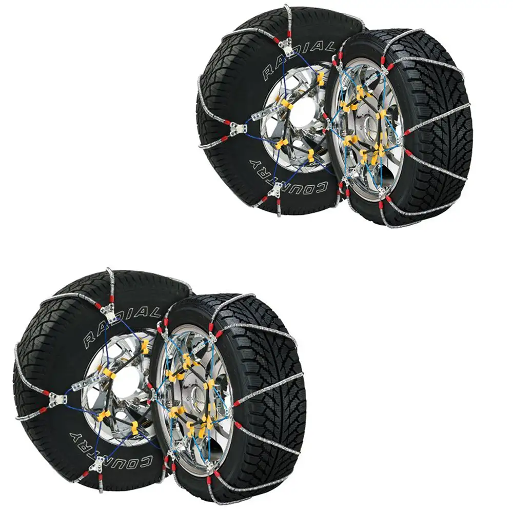 Security Chain SZ429 Super Z6 Car Truck Snow Radial Cable Tire Chain, 4 Pack