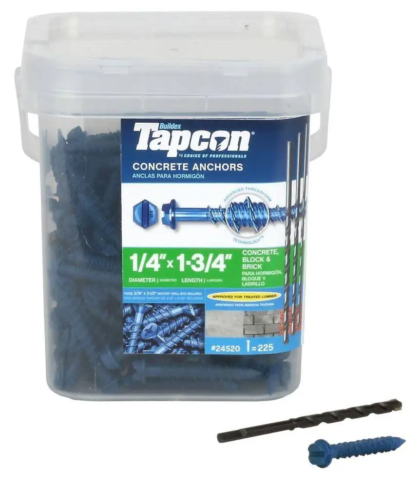 Tapcon 24520 Concrete Anchors