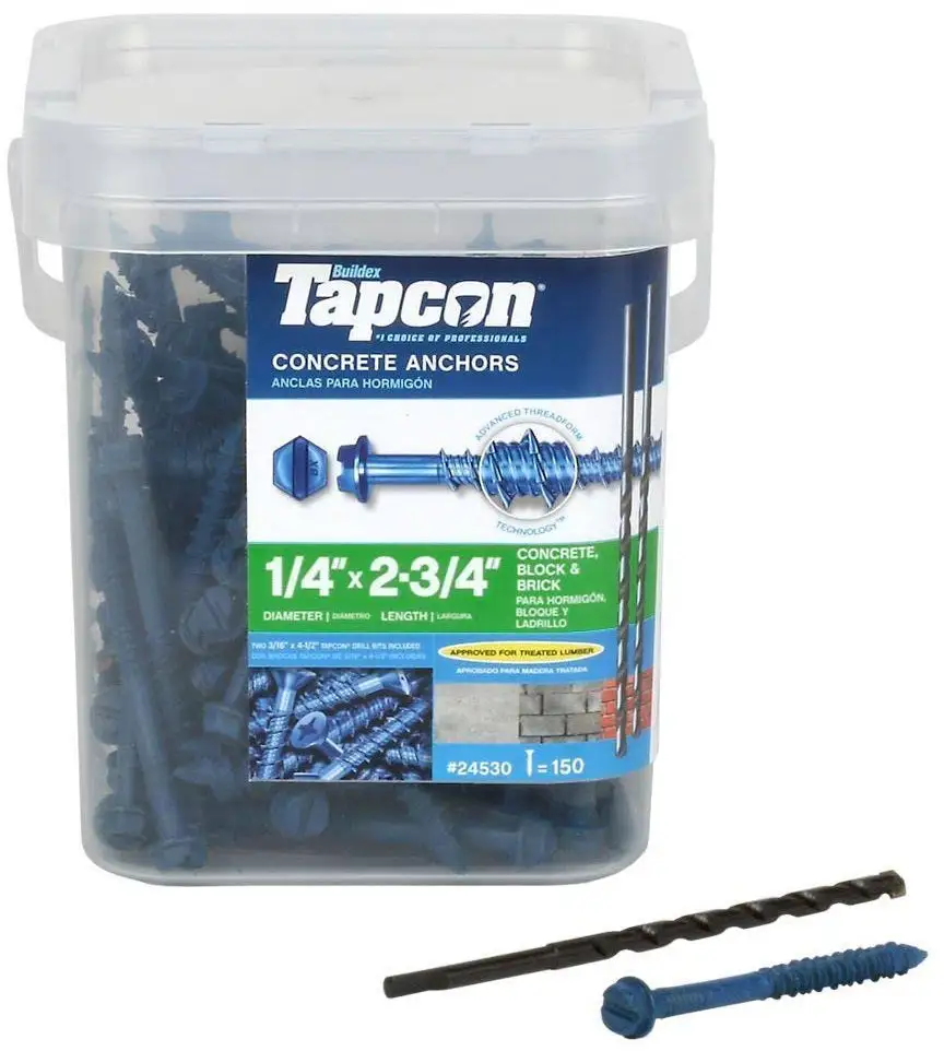 Tapcon 24530 Concrete Anchors