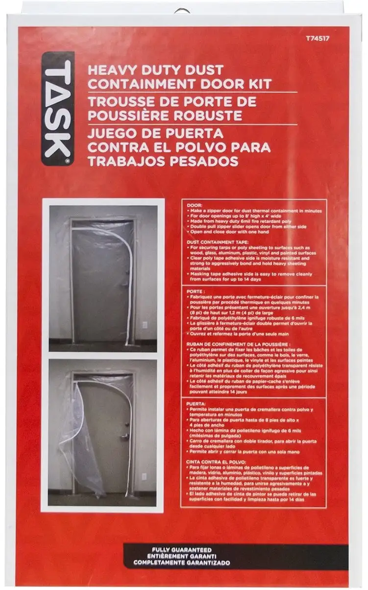 Task Tools T74517 QSR Heavy Duty Dust Containment Door Kit