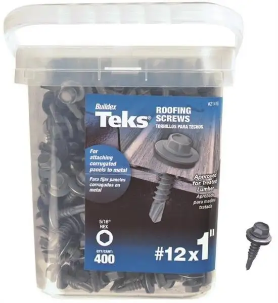 Teks 21418 Hex-Head Roofing Screws