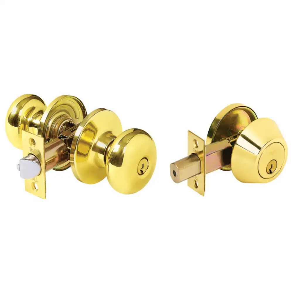 Tell RL100264 Knob and Single Cylinder Deadbolt