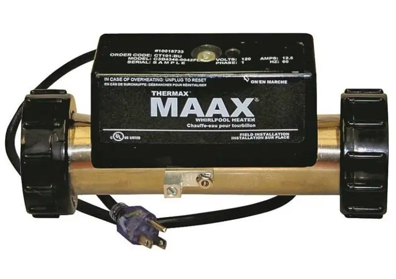 Thermax 10018639 In-Line Whirlpool Heater