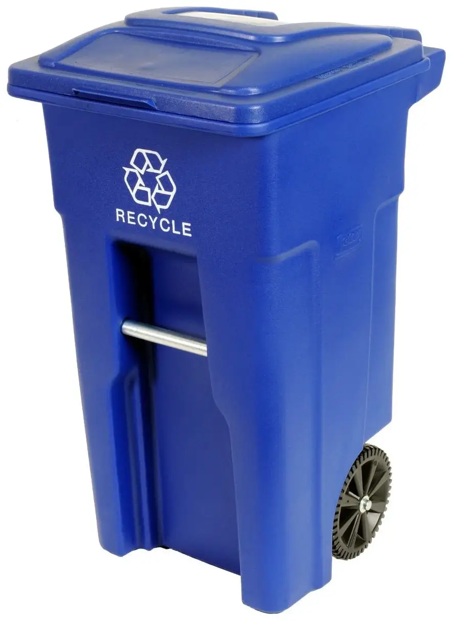 Toter 025548-A6BLU Wheeled Recycle Can