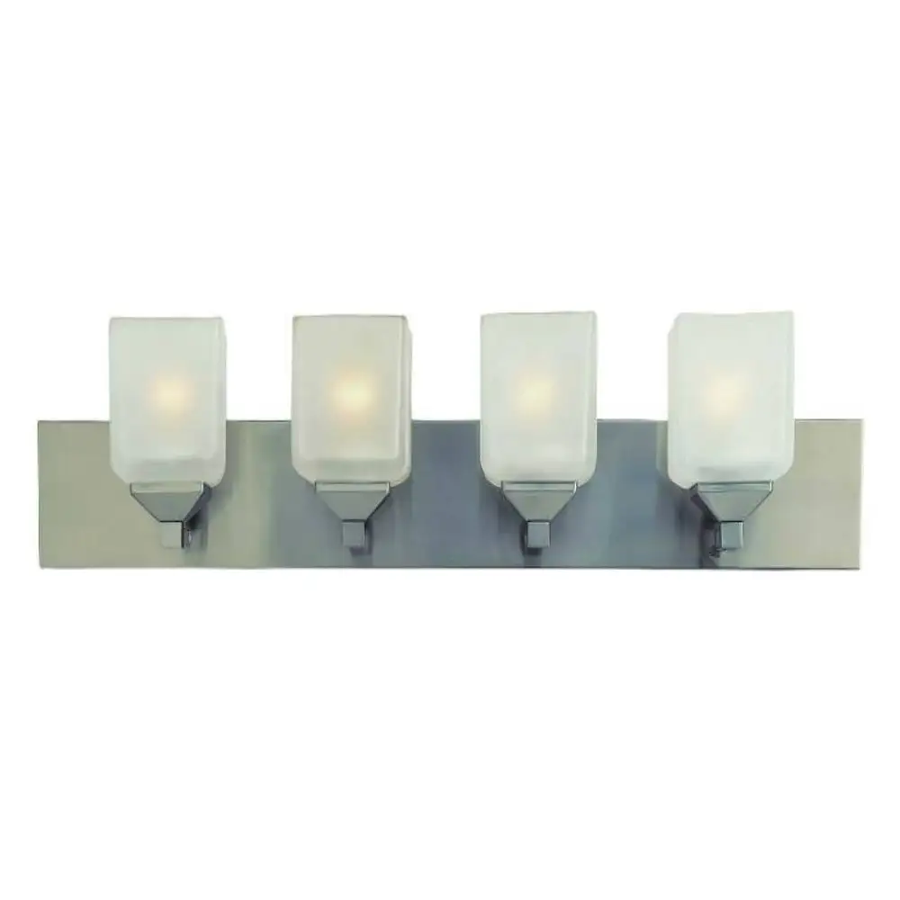 Trans Globe Lighting CB-2804 PW Square Bath Bar Light