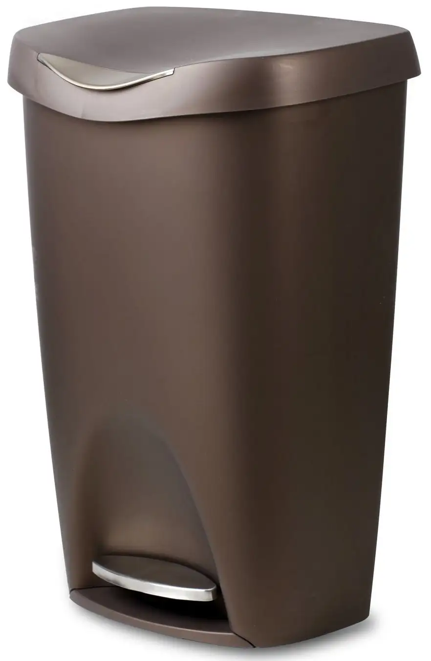 Umbra 084200-125 Brim 13-Gallon Step Waste Can