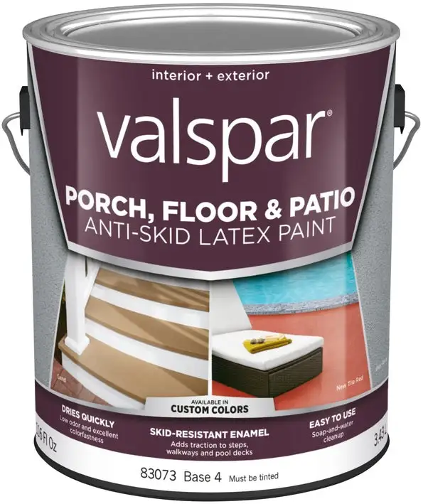 Valspar 009.0083073.007 Anti-Skid Latex Porch