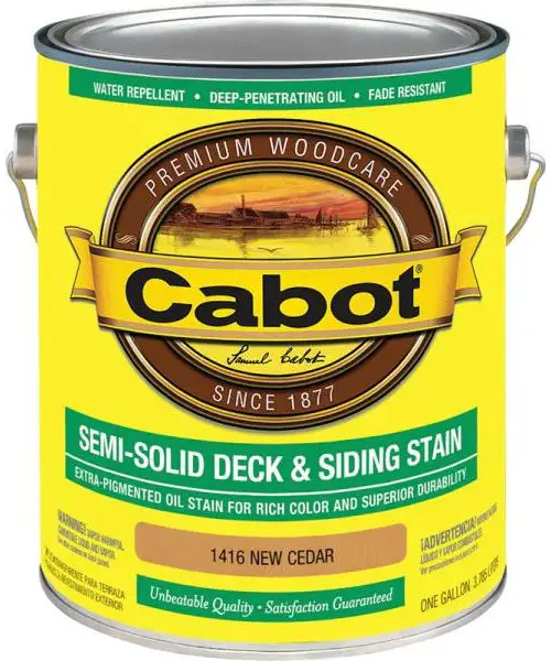 Cabot 1416 Semi-Solid Deck And Siding Stain