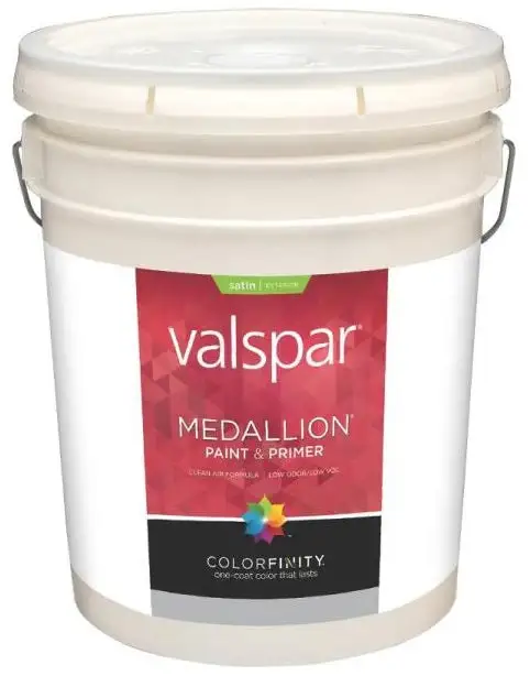 Valspar 4105 Medallion Exterior Latex Satin Paint