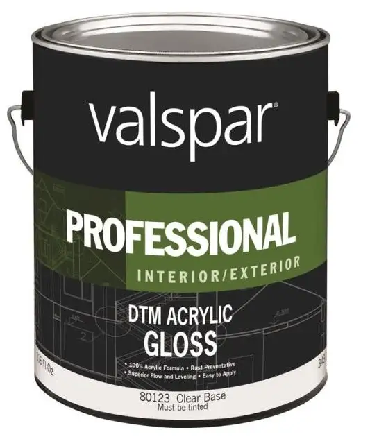 Valspar 80123 Professional Interior/Exterior Acrylic Gloss Paint