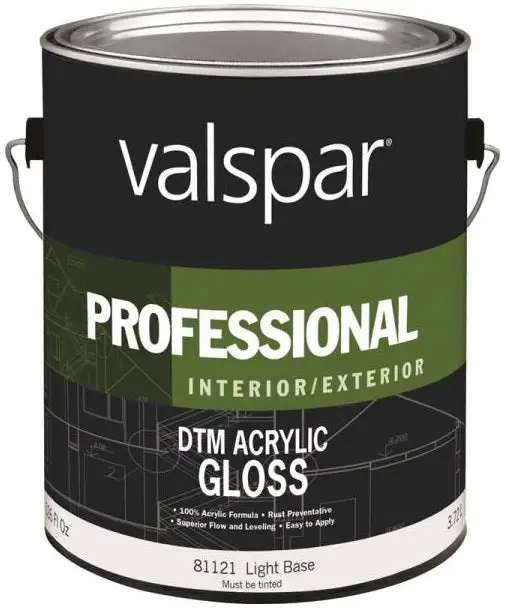 Valspar 81121 Professional Direct To Metal Acrylic Paint