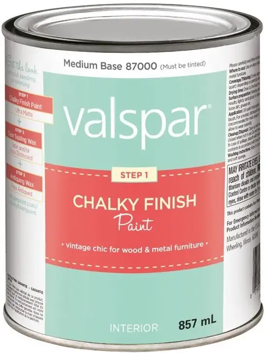 Valspar 87000 Step 1 Chalky Finish Paint