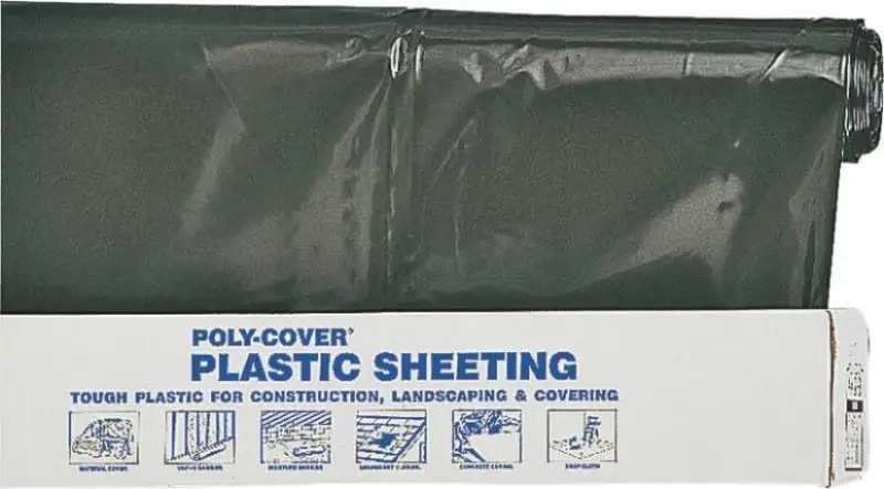 Warp Brothers 4X6-B 4-Mil Polyethylene Sheeting