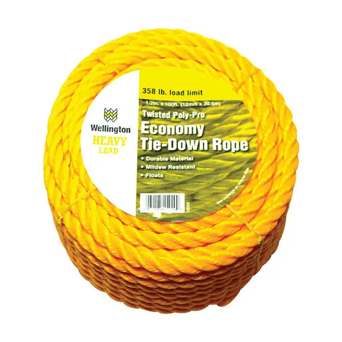 Wellington 15029 Polypropylene Twisted Rope