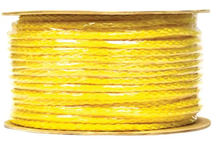 Wellington P2432S0250Y01S Diamond Braided Poly Rope Spool