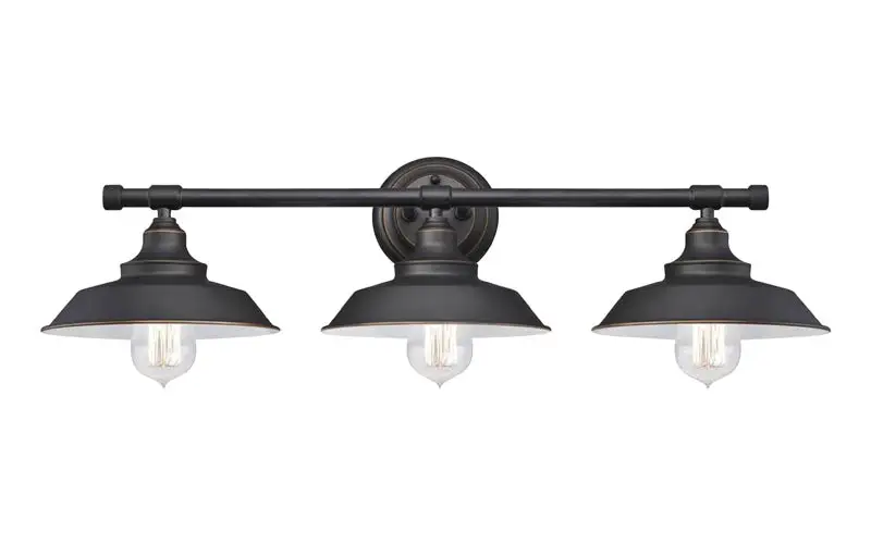 Westinghouse 63434-48 Iron Hill 3-Light Indoor Wall Fixture