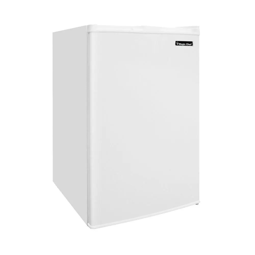 Magic Chef MCUF3W2 3 Cubic Ft Deep Small Mini Adjustable Upright Freezer, White