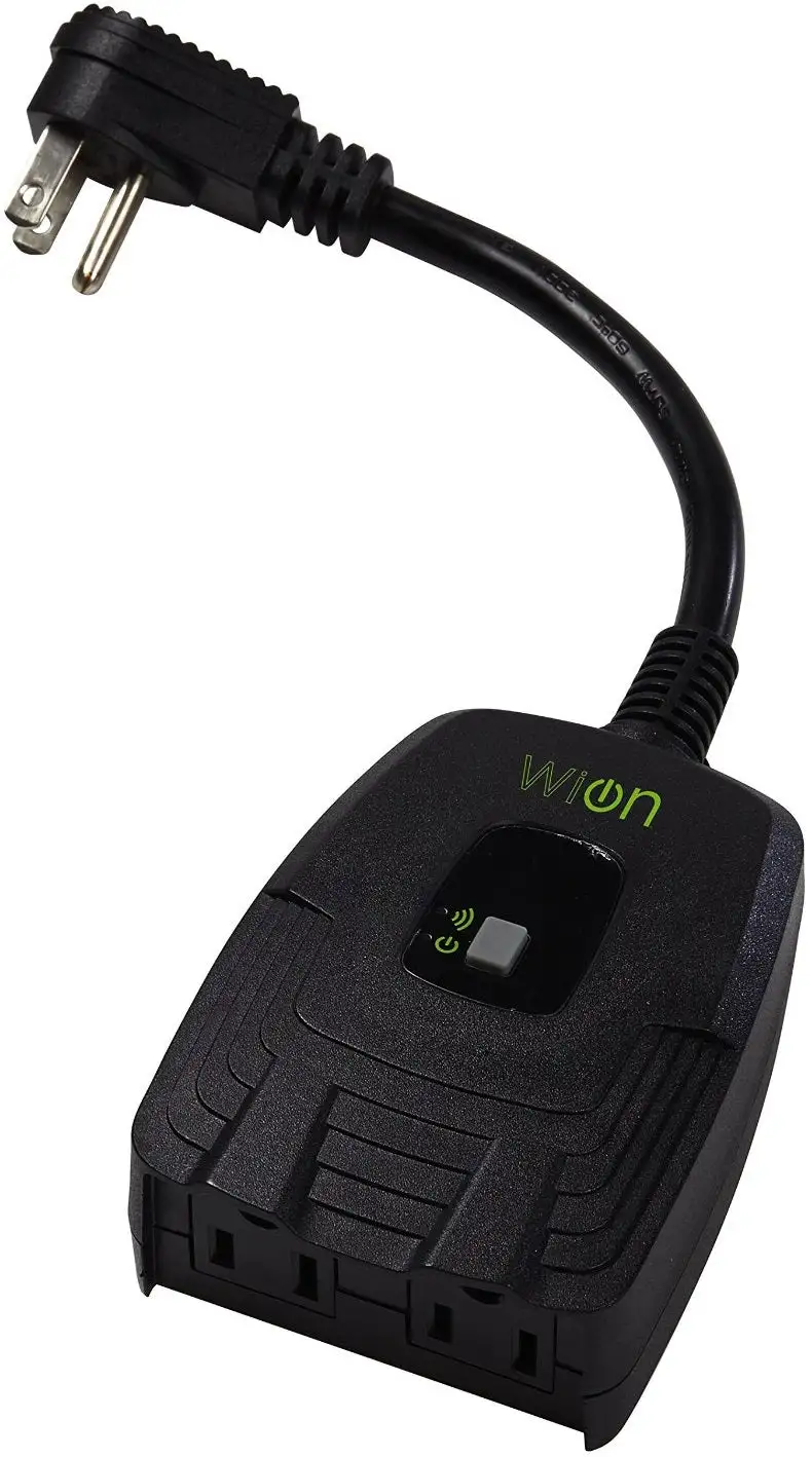 Woods WiOn 50049 Outdoor Wi-Fi Dual Outlet Timer