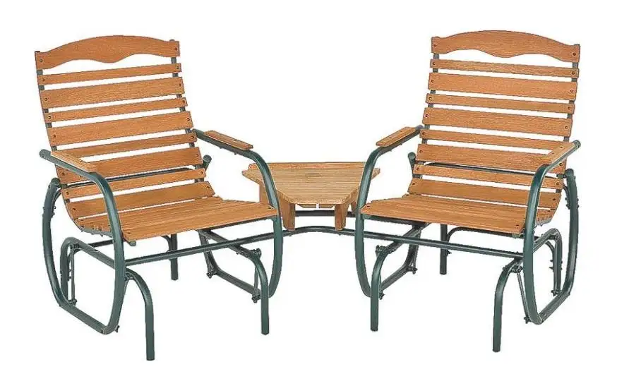 Worldwide Sourcing CG-30Z Park Benches Tete-A-Tete Glider Bronze