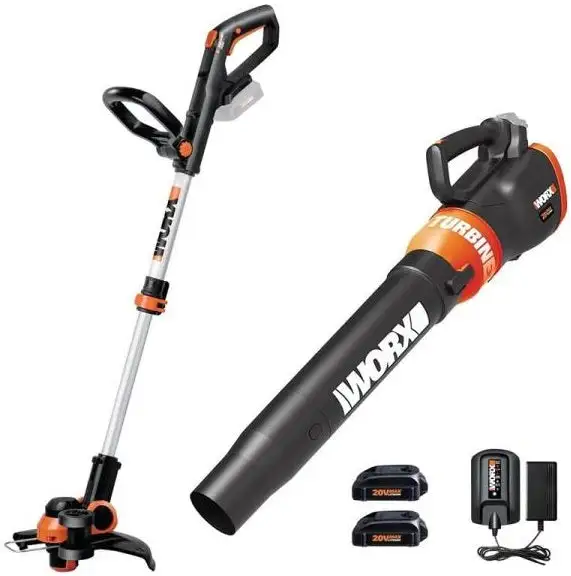 Worx WG921 Cordless Trimmer & Blower Combo Kit