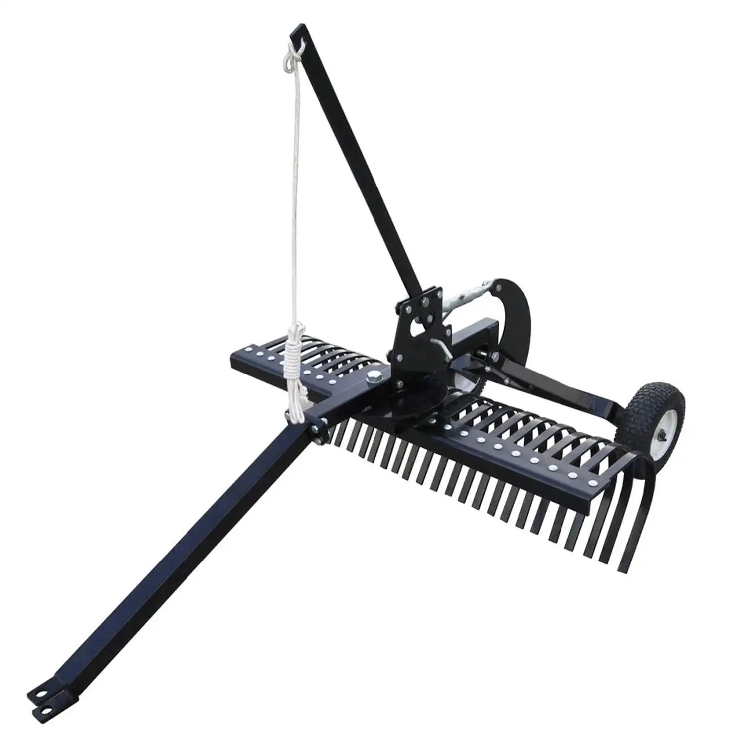 Yard Tuff 48 Inch Landscape Yard Rake Attachment, For Use w/ Utility Vehicle