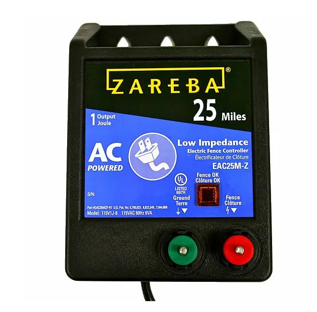 Zareba EAC25M-Z AC Low Impedance Fence Charger