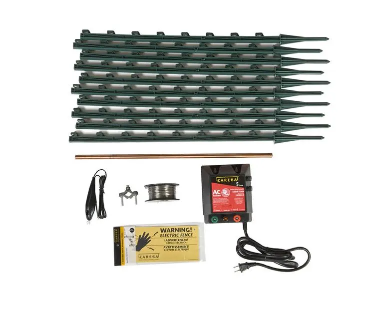 Zareba KGPAC-Z AC Garden Protector Electric Fence Kit