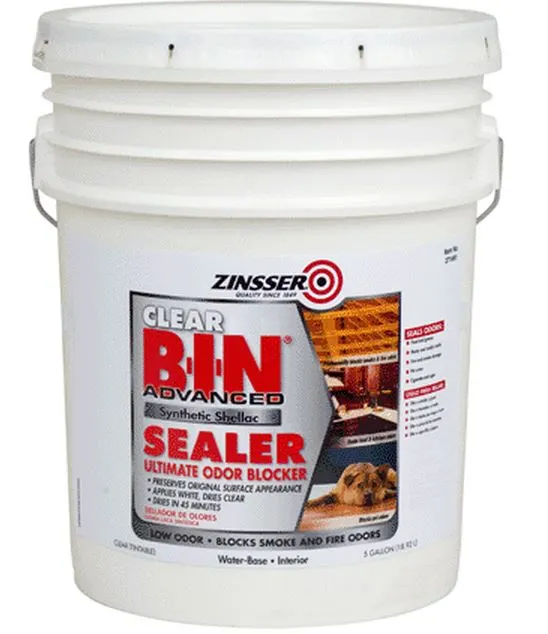 Zinsser 271461 5GAL Clear Bin Advanced Sealer