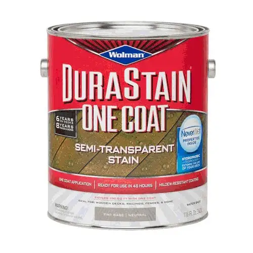 Zinsser 288082 Wolman DuraStain One Coat Semi-Transparent Stain