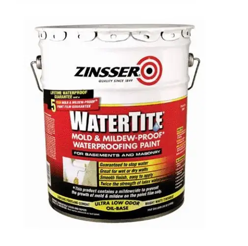 Zinsser 05000 Mold & Mildew-Proof Waterproofing Paint